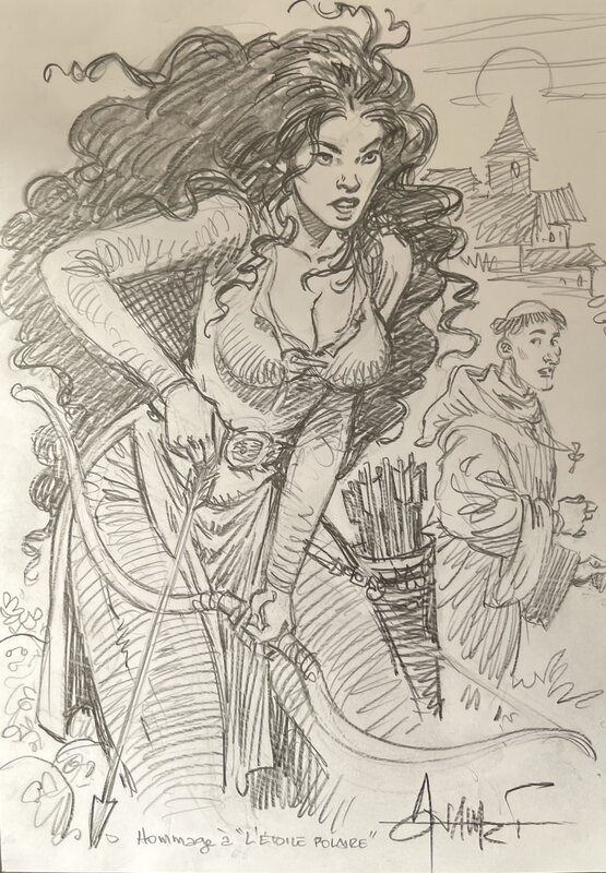 Mohamed Aouamri, Hommage à l'étoile polaire - Œuvre originale