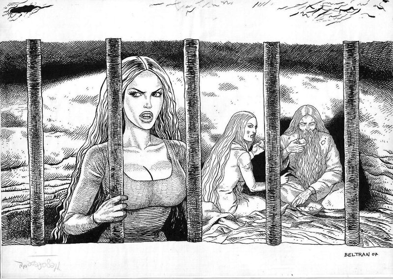 Fred Beltran, Megalex- Le Roi et la Reine - Planche originale