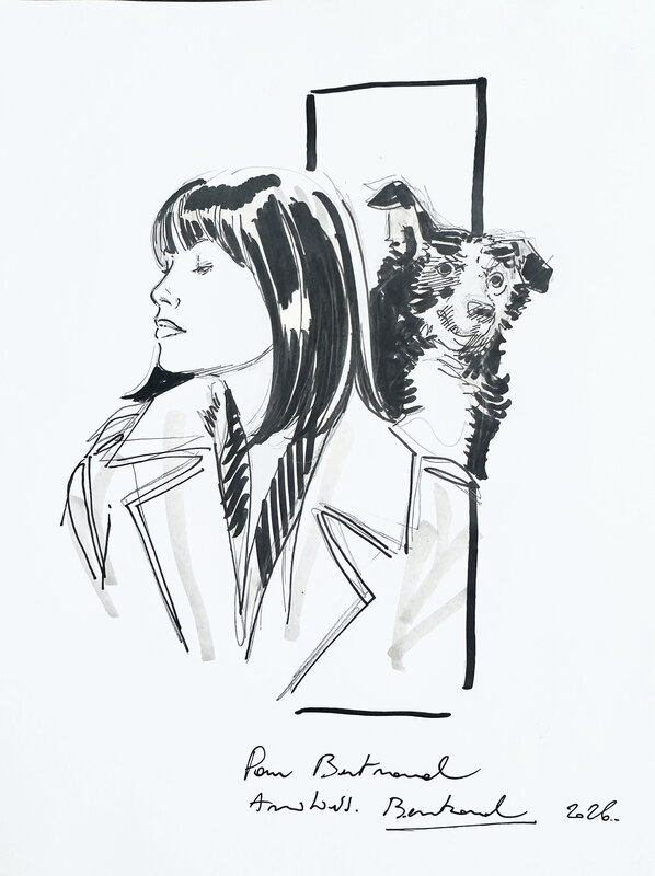 Bertrand MARCHAL : Dédicace de Kathy Austin dans Scotland tome 5 - Dédicace