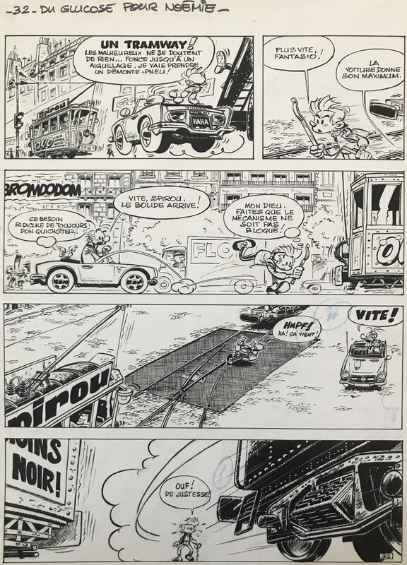 For sale - Jean-Claude Fournier, 1970 - Spirou : Du Glucose pour Noémie - Comic Strip