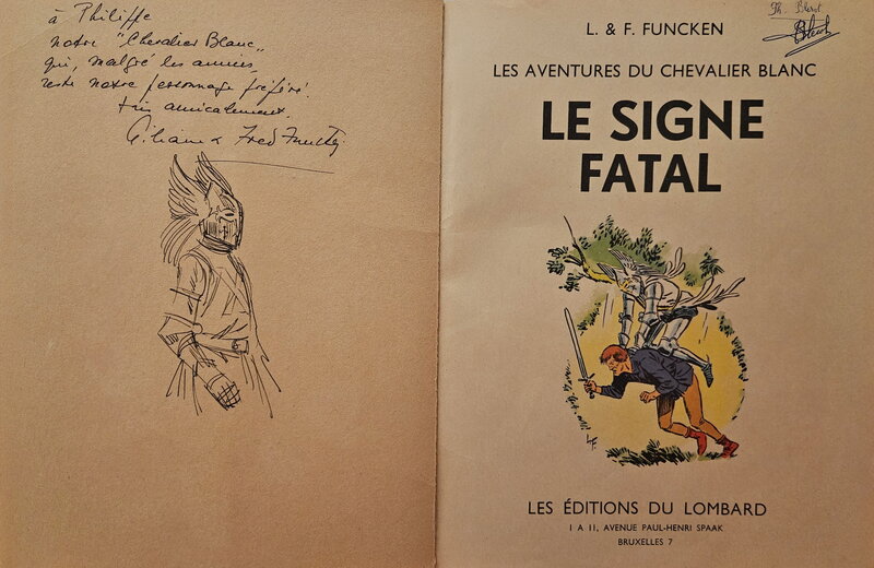 Fred & Liliane Funcken, 1975 - Le Chevalier Blanc - Sketch
