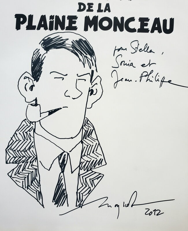 Emmanuel Moynot, NESTOR BURMA   T7 L'ENVAHISSANT CADACRE DE LA PLAINE MONCEAU - Dédicace