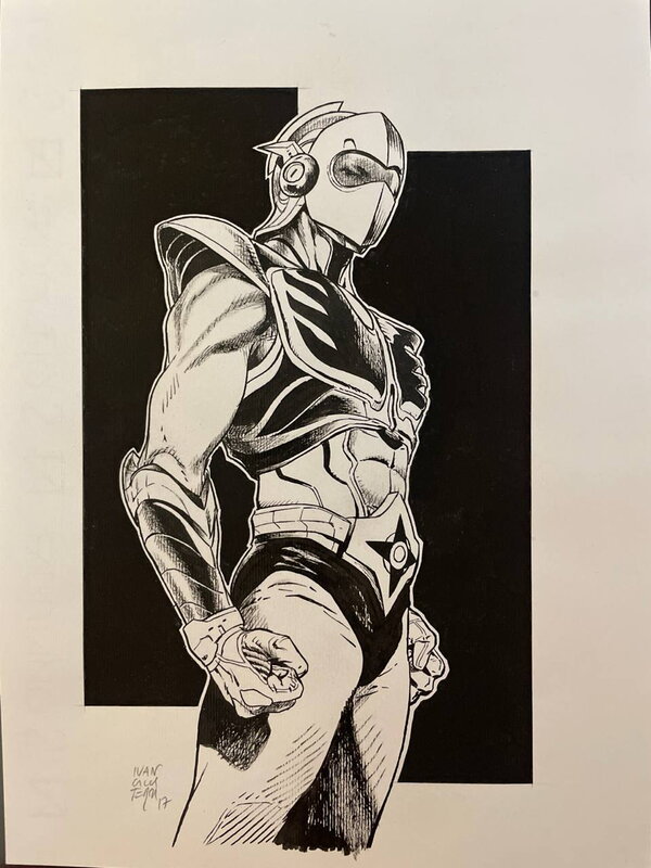 Actarus par Ivan Calcaterra - Illustration originale