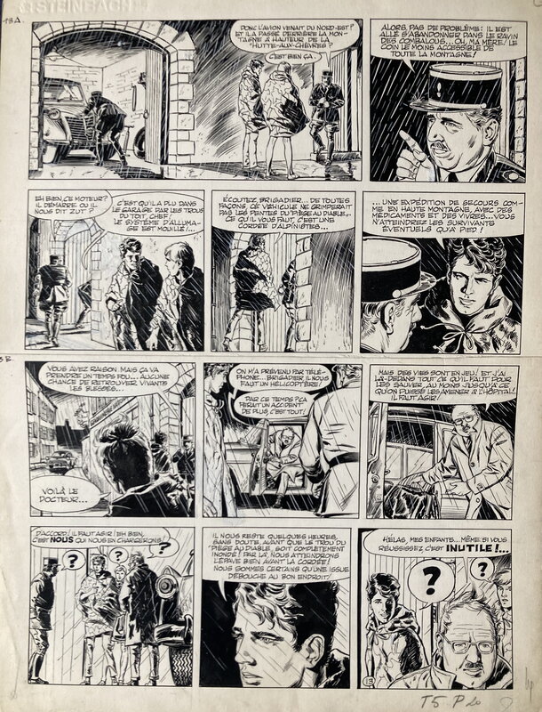 Piege au diable par Paul Cuvelier - Planche originale