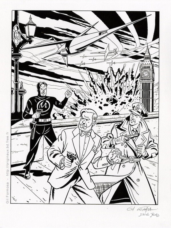 Gil Formosa, BLAKE et MORTIMER - OLRIK - Planche originale