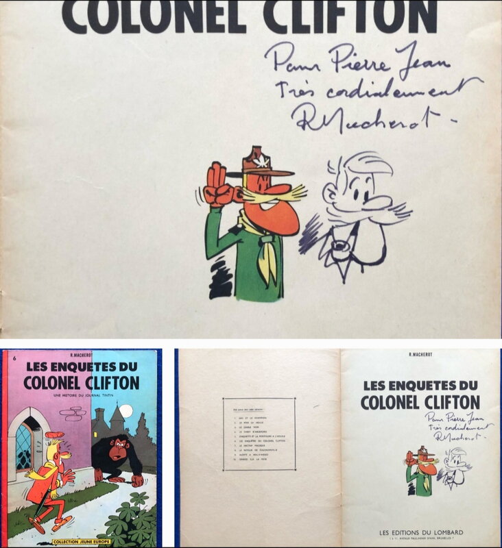 Raymond Macherot, 1964 - Colonel Clifton - Sketch