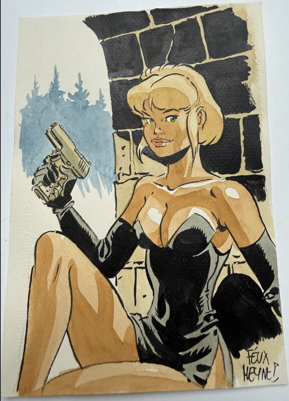 Tatiana K - Tome 0 par Félix Meynet - Illustration originale