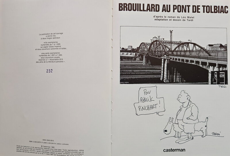 Jacques Tardi, 1982 - Tintin & Milou ... dans le Brouillard de Tolbiac - Sketch