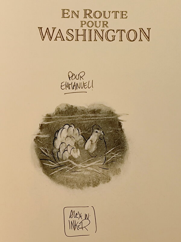 Alex W. Inker, En route pour Washington 2026Avr15 - Dédicace