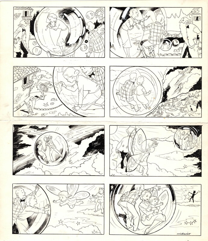 En vente - Alibella par Grazia Nidasio - Planche originale