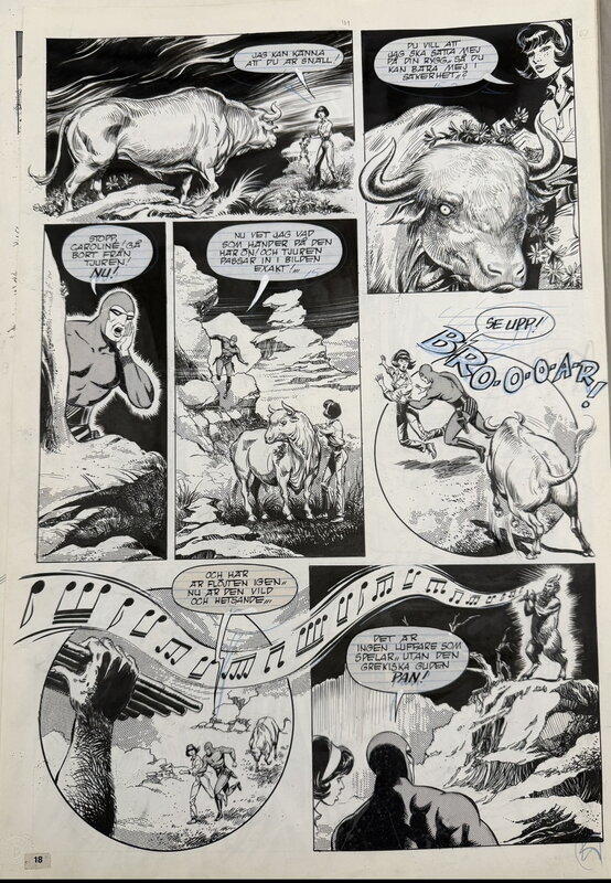 César Spadari, Donne Avenell, Lee Falk, The Phantom “ The Mistery of Polymos”, The Ox - Comic Strip