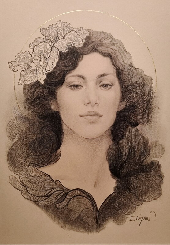 En vente - Ashenara par Ingrid Liman - Illustration originale