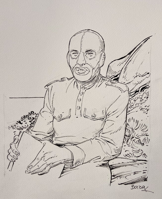 Bouche du diable by François Boucq - Original Illustration