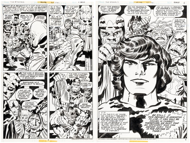 The Eternals by Jack Kirby, Mike Royer - Comic Strip