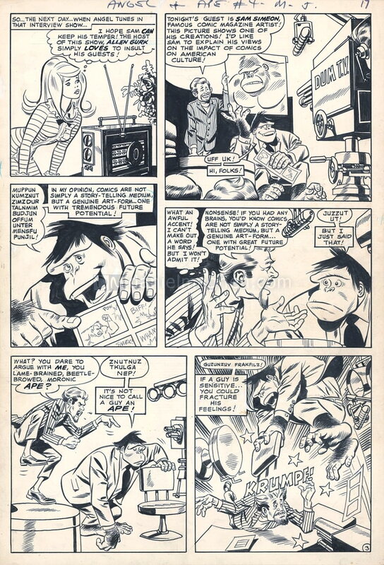 Angel and The Ape by Bob Oksner, Wally Wood, E.Nelson Bridwell - Comic Strip