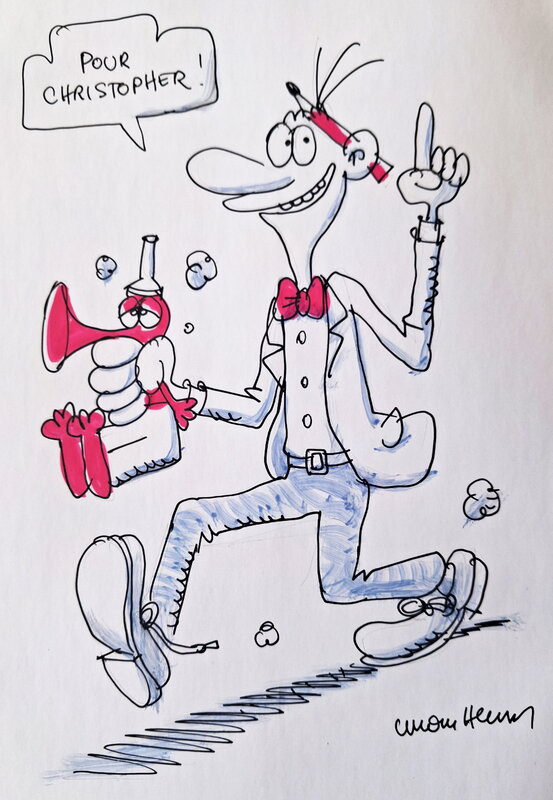 Dédicace de Luc Cromheecke 