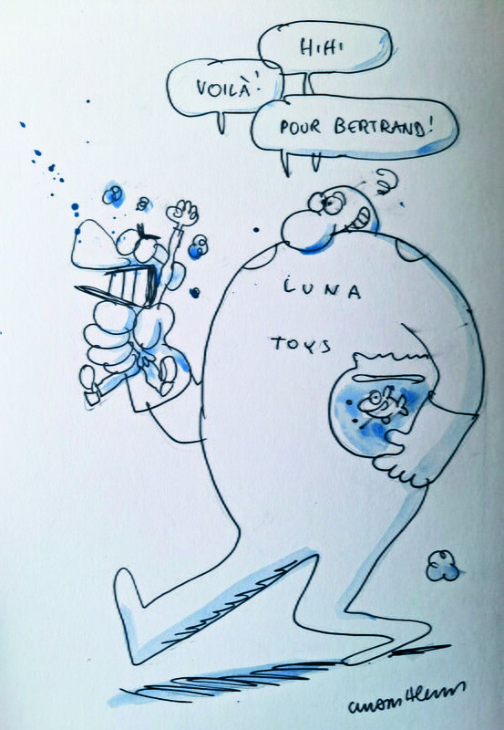 Dédicace de Luc Cromheecke 