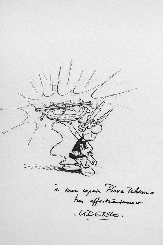 En vente - Albert Uderzo, René Goscinny, 1968 - Astérix aux Jeux Olympiques - Dédicace