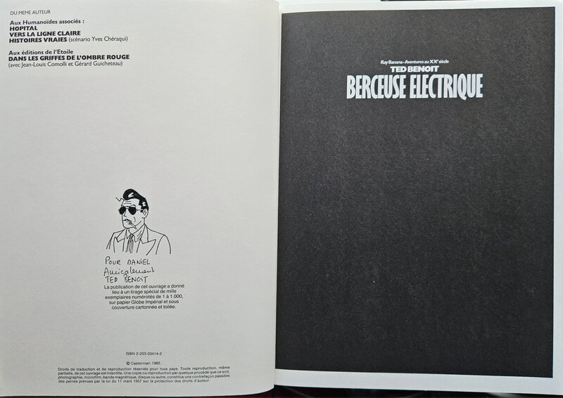 Ted Benoit, 1982 - Berceuse électrique - Dédicace