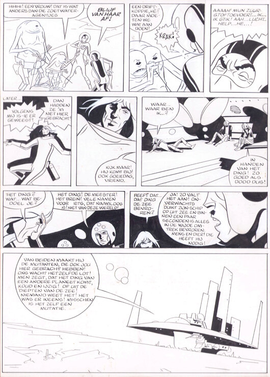 Dick Matena | 1977 | Virl: Dood uit het verleden p5 - Planche originale