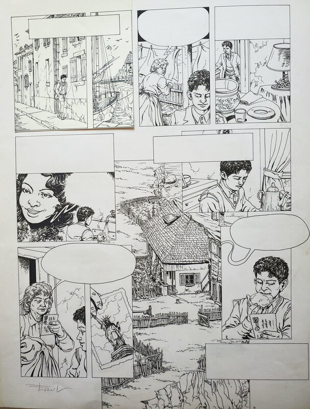 Ersel, FRENCHY    T1 FRENCH LINE - Planche originale