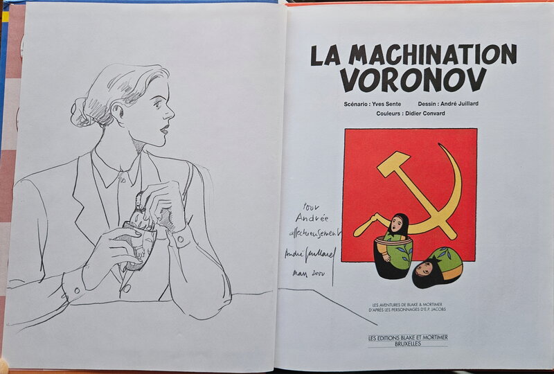 André Juillard, 2000 - La Machination Voronov - Sketch