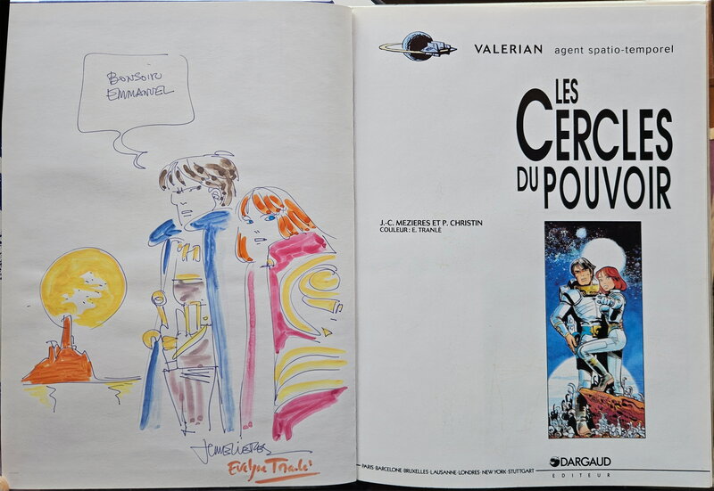 Jean-Claude Mézières, Evelyne Tran-Lê, 1994 - Valériane & Laureline - Sketch