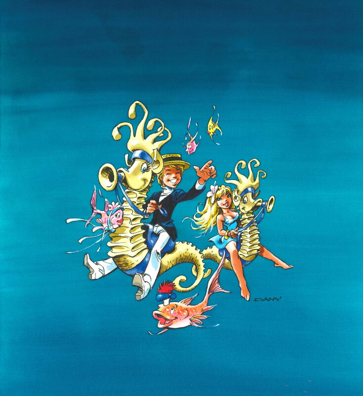 For sale - Dany - Olivier Rameau - Original Illustration