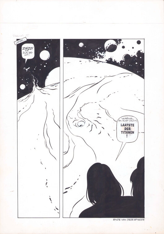 Dick Matena | 1981 | Virl: De laatste der Titanen p15 - Planche originale