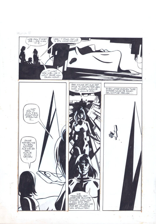 Dick Matena | 1981 | Virl: De laatste der Titanen p5 - Planche originale