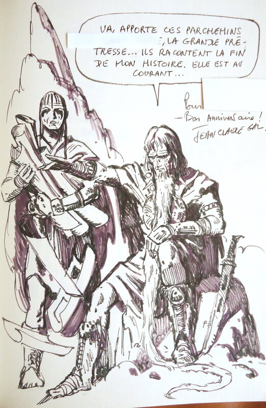 Livre d'or ( 11 ) par Jean-Claude Gal - Dédicace