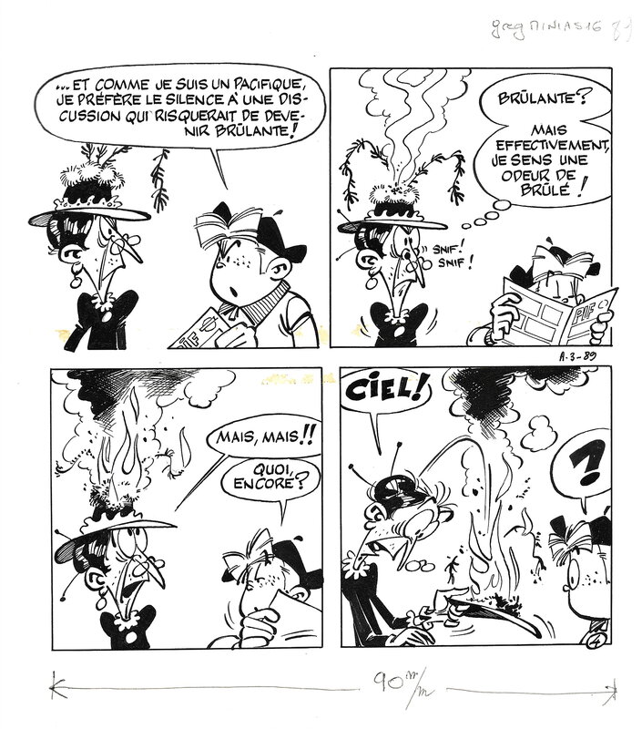 Pivoine Agénor par Greg - Planche originale