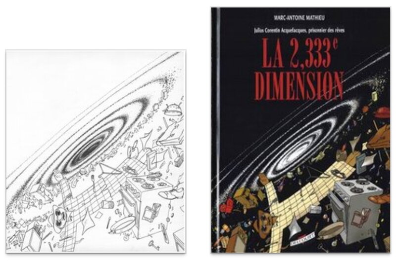 Marc-Antoine Mathieu, Julius Corentin Acquefacques, prisonnier des rêves - couverture du tome 5 - Couverture originale