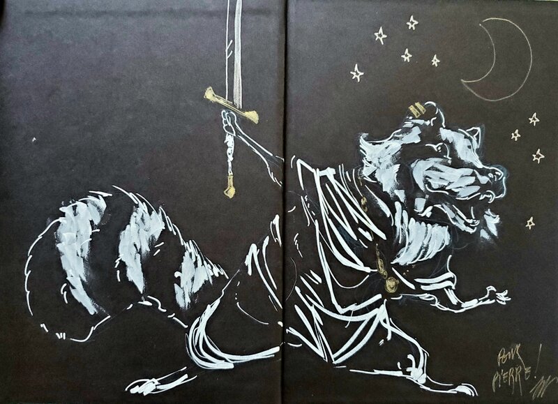 Josselin Billard, LES CONTES DU GIVRE   T2 ODE MATERIA - Dédicace