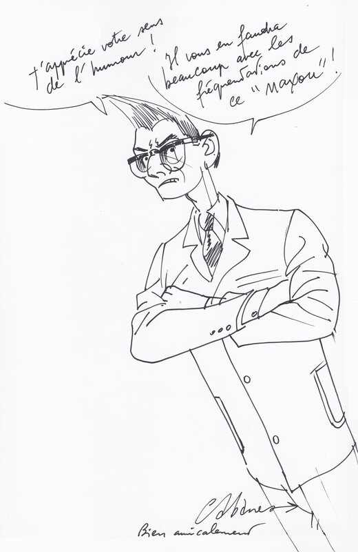 Colin Maillard par Max Cabanes - Dédicace