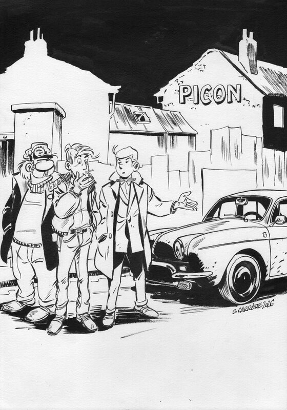 En vente - Pub Picon par Serge Carrère - Planche originale