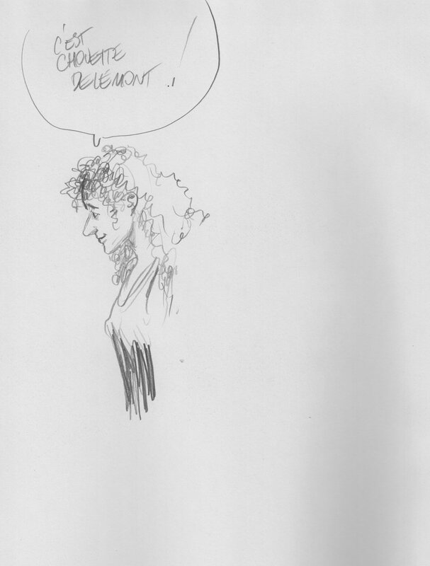 Chute de vélo par Étienne Davodeau - Dédicace