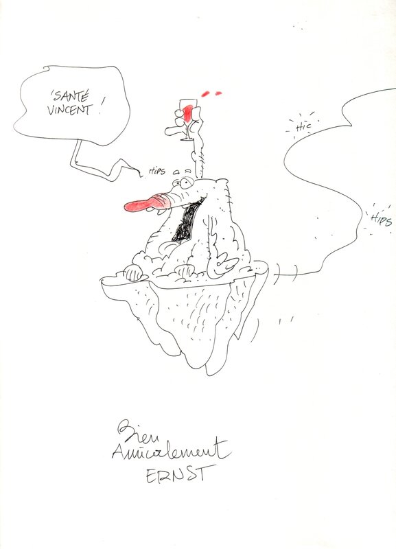 Clin d'oeil par Serge Ernst - Dédicace