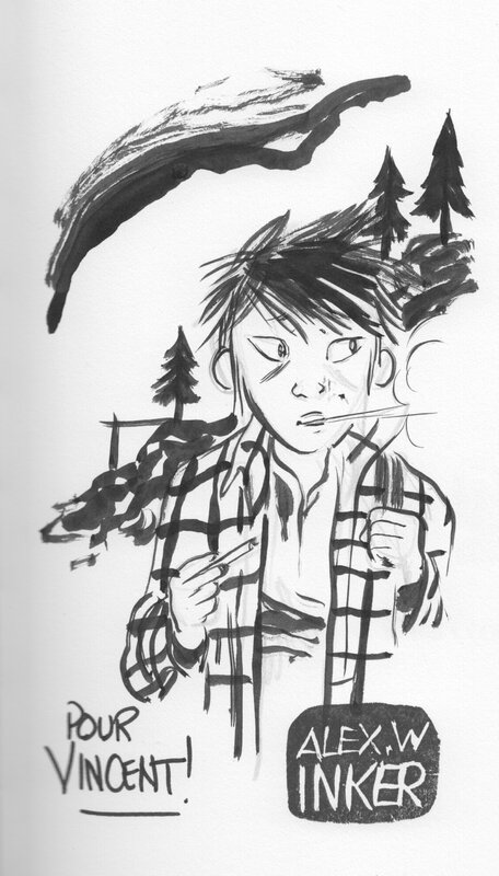 Colorado Train by Alex W. Inker - Sketch