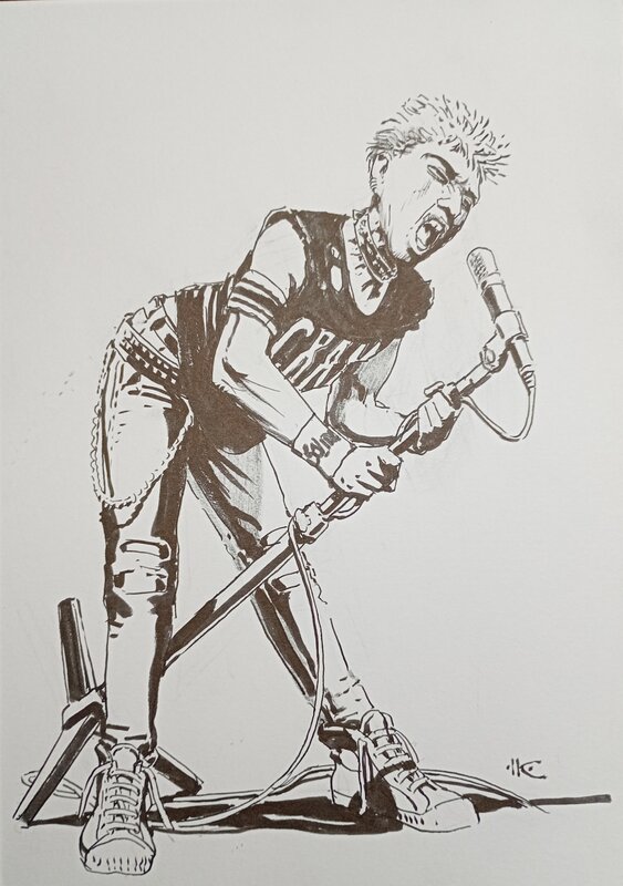 Kordey - Texas Kid illustration - Planche originale