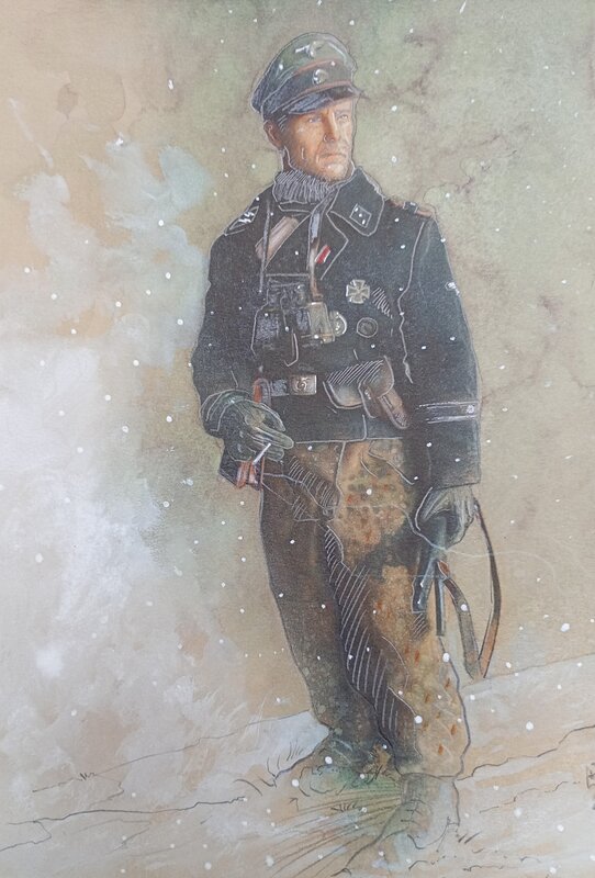 Le Hénanff - Panzer SS - Illustration originale