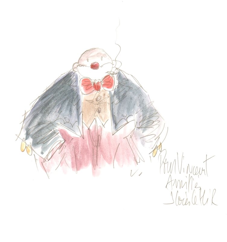 Clown par Jean-Louis Le Hir - Dédicace