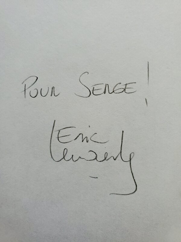 Eric Lenaerts, SUR DES EAUX TROUBLES - Dédicace