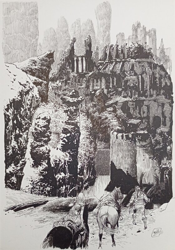 Maza - Serbian comic illustration - Illustration originale