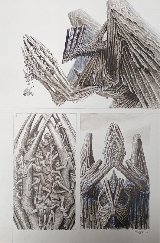 Sanz - Mega - Planche originale