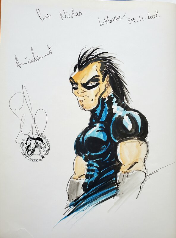 Sébastien Vastra, Fred Duval, MÂCHEFER   T2 LE DESERT DES CARCASSES - Dédicace