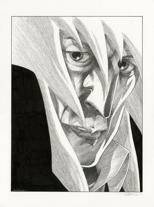 For sale - Rork - Portrait by Andreas - Original Illustration