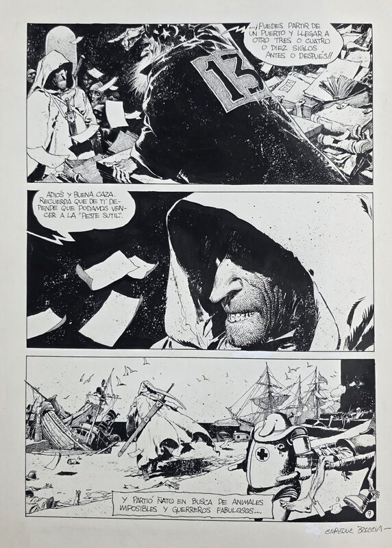 El Suenero par Enrique Breccia - Planche originale