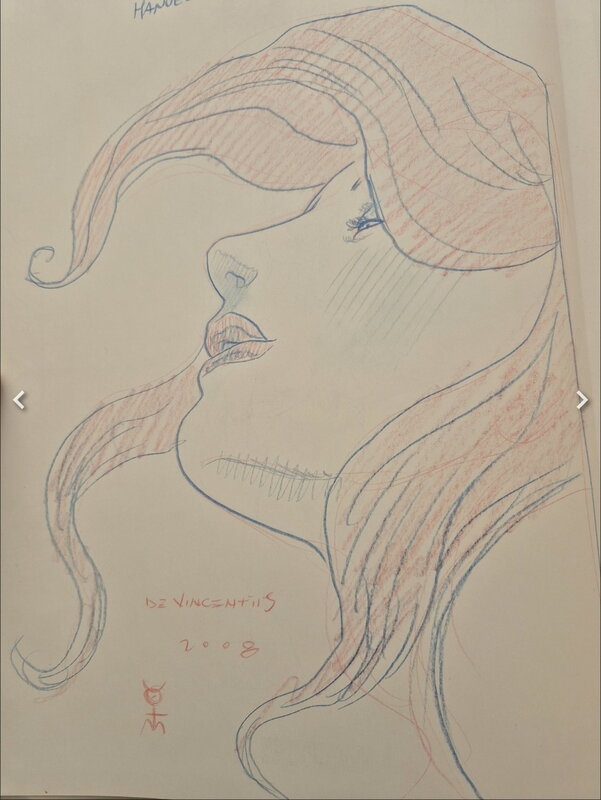 Sophia par Adriano De Vincentiis - Planche originale