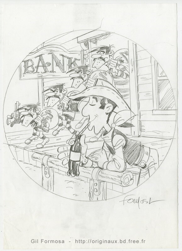 Gil Formosa, Lucky LUKE Coca Cola 2 - Comic Strip